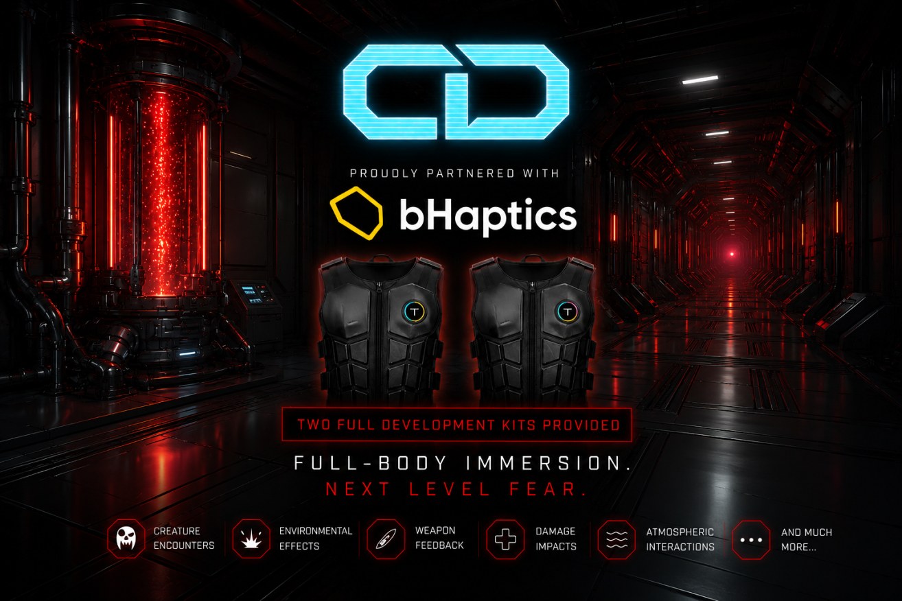 CryoDeath VR proudly partnered with bHaptics, full-body immersion